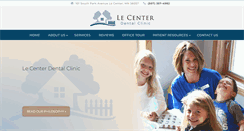 Desktop Screenshot of lecenterdentalclinic.com
